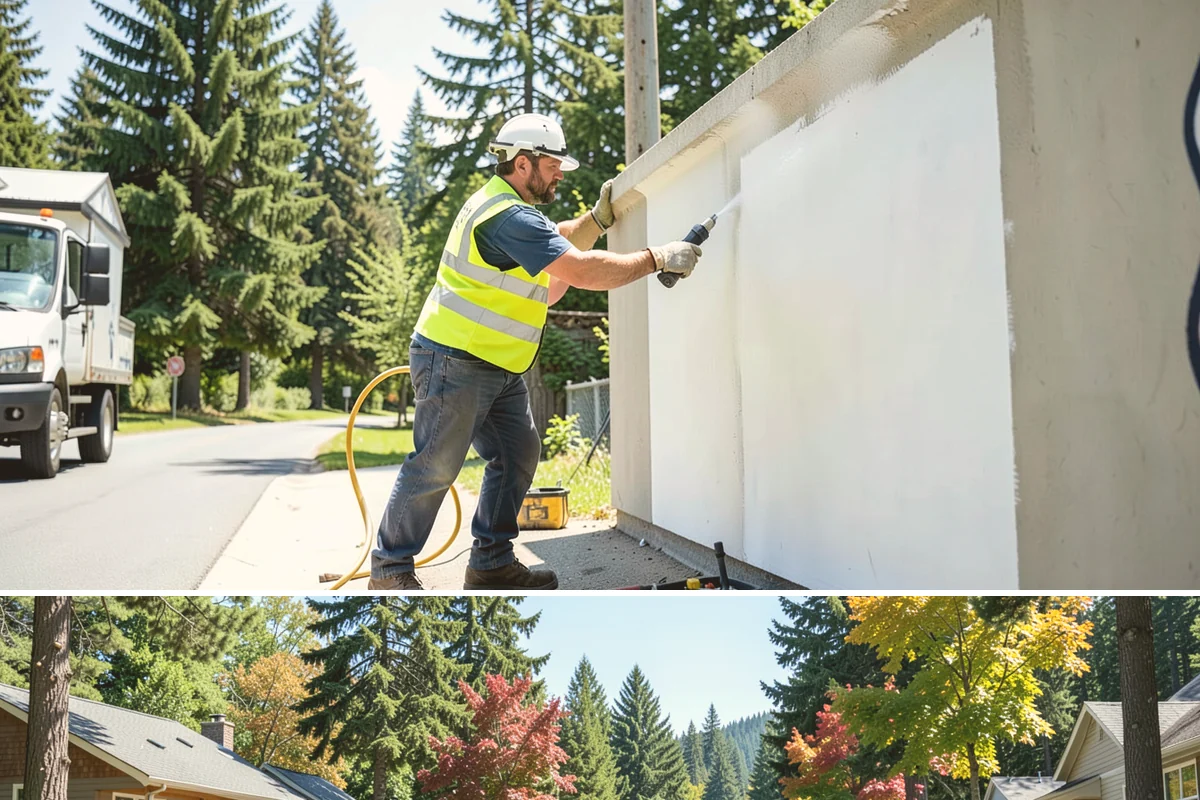 Landslide Debris Removal in Orting, Pierce County, WA - Slide activity intensifies from December through March as prolonged rainfall saturates hillside soils across the region.