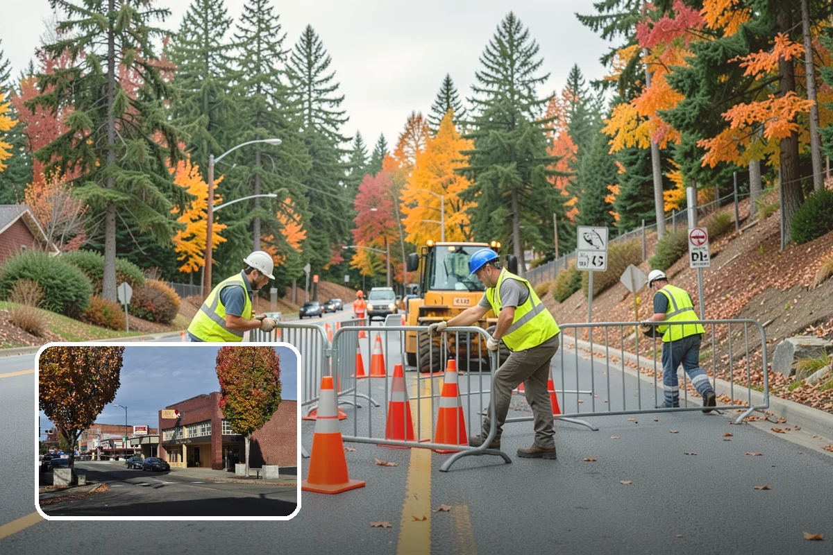 Landslide Debris Removal in Puyallup, Pierce County, WA - Reopens buried access routes with slope-instability precautions in place