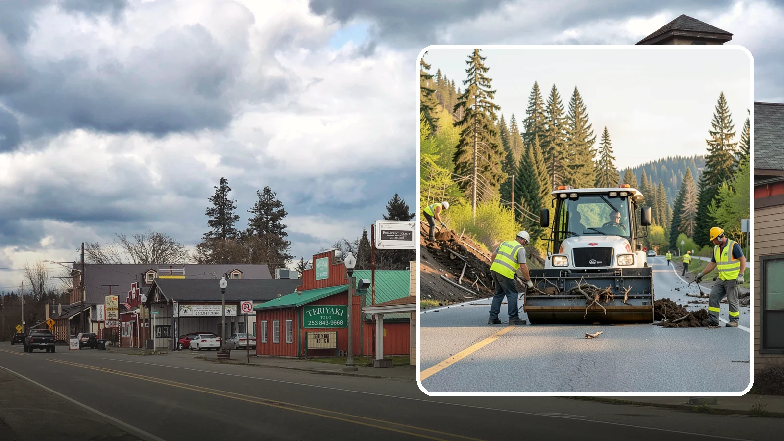 Landslide Debris Removal in Roy, Pierce County, WA - Safe removal of slide material from roads, trails, and public sites following slope failures in hillside communities.