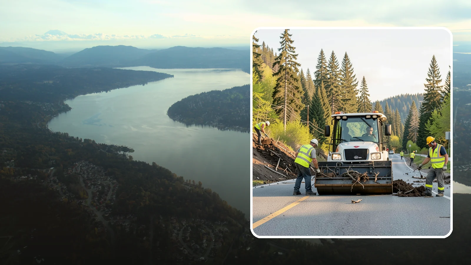 Landslide Debris Removal in Sammamish, King County, WA - Safe removal of slide material from roads, trails, and public sites following slope failures in hillside communities.