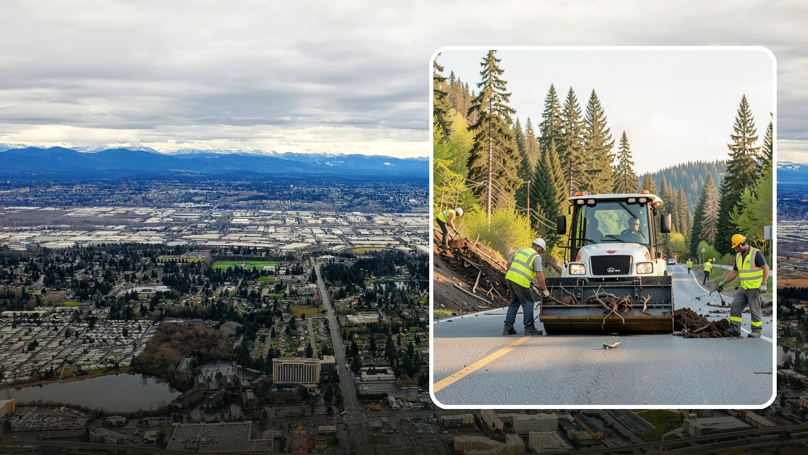 Landslide Debris Removal in SeaTac, King County, WA - Safe removal of slide material from roads, trails, and public sites following slope failures in hillside communities.