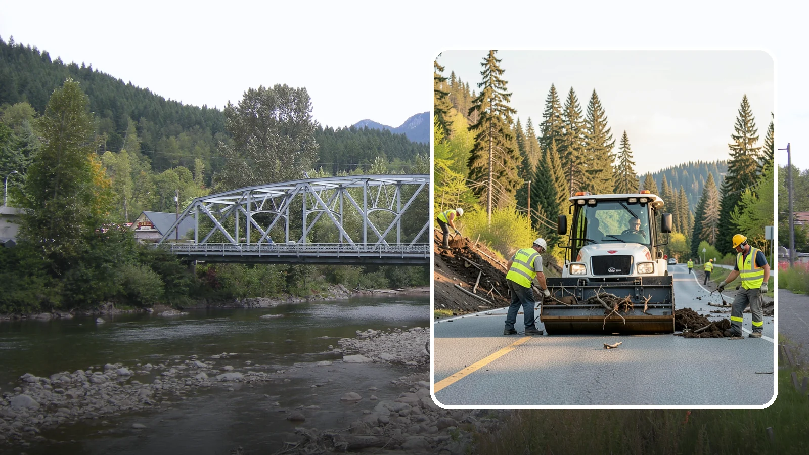 Landslide Debris Removal in Skykomish, King County, WA - Safe removal of slide material from roads, trails, and public sites following slope failures in hillside communities.