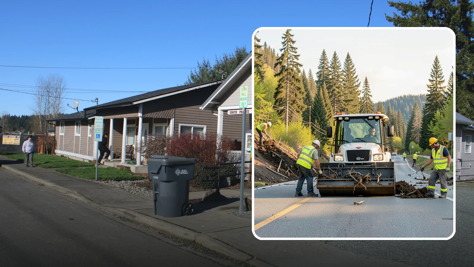 Landslide Debris Removal in South Prairie, Pierce County, WA - Safe removal of slide material from roads, trails, and public sites following slope failures in hillside communities.