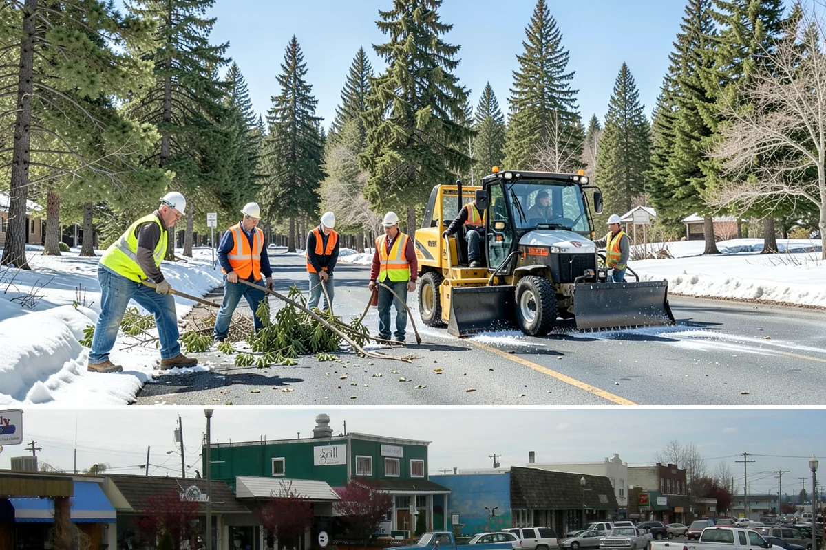 Landslide Debris Removal in Stanwood, Snohomish County, WA - Slide activity intensifies from December through March as prolonged rainfall saturates hillside soils across the region.