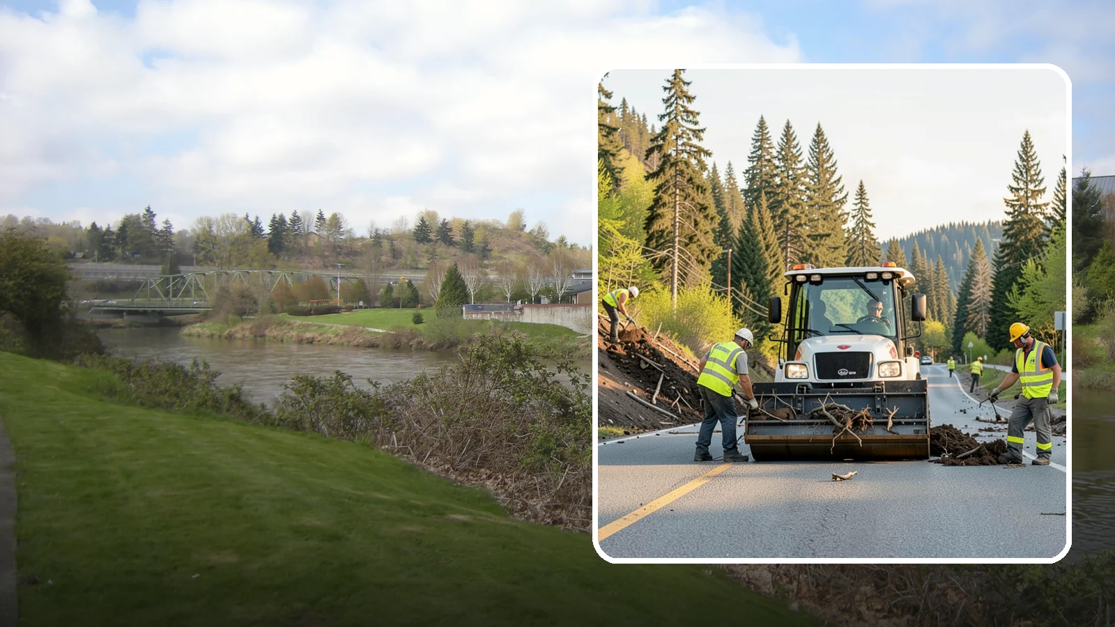 Landslide Debris Removal in Tukwila, King County, WA - Safe removal of slide material from roads, trails, and public sites following slope failures in hillside communities.