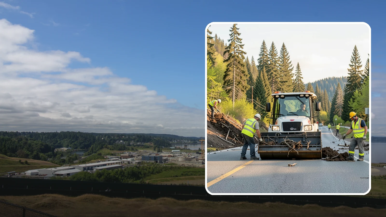 Landslide Debris Removal in University Place, Pierce County, WA - Safe removal of slide material from roads, trails, and public sites following slope failures in hillside communities.