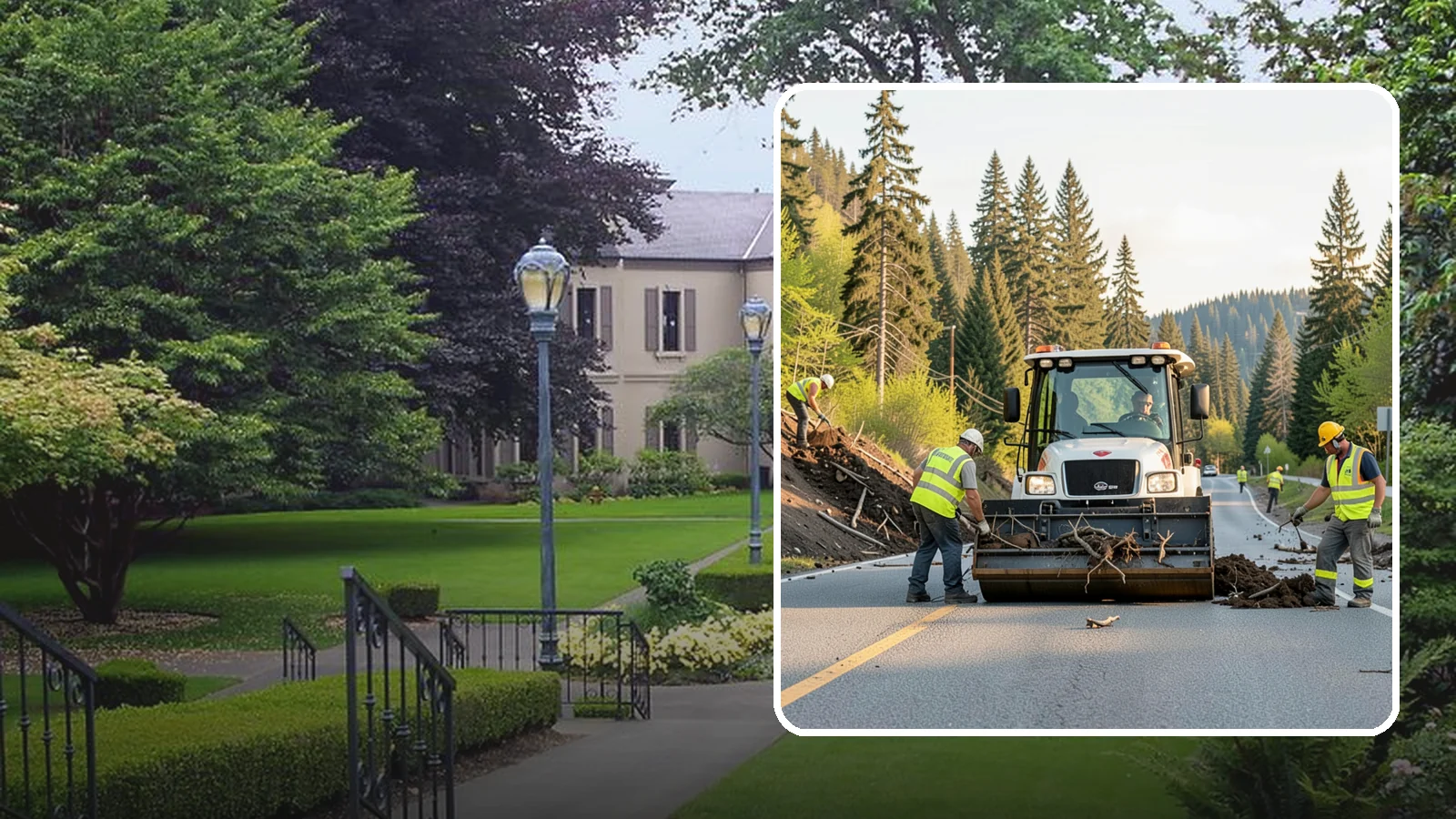 Landslide Debris Removal in Woodinville, King County, WA - Safe removal of slide material from roads, trails, and public sites following slope failures in hillside communities.