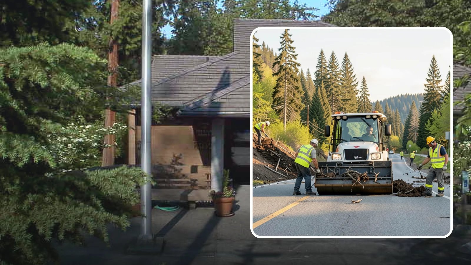 Landslide Debris Removal in Yarrow Point, King County, WA - Safe removal of slide material from roads, trails, and public sites following slope failures in hillside communities.