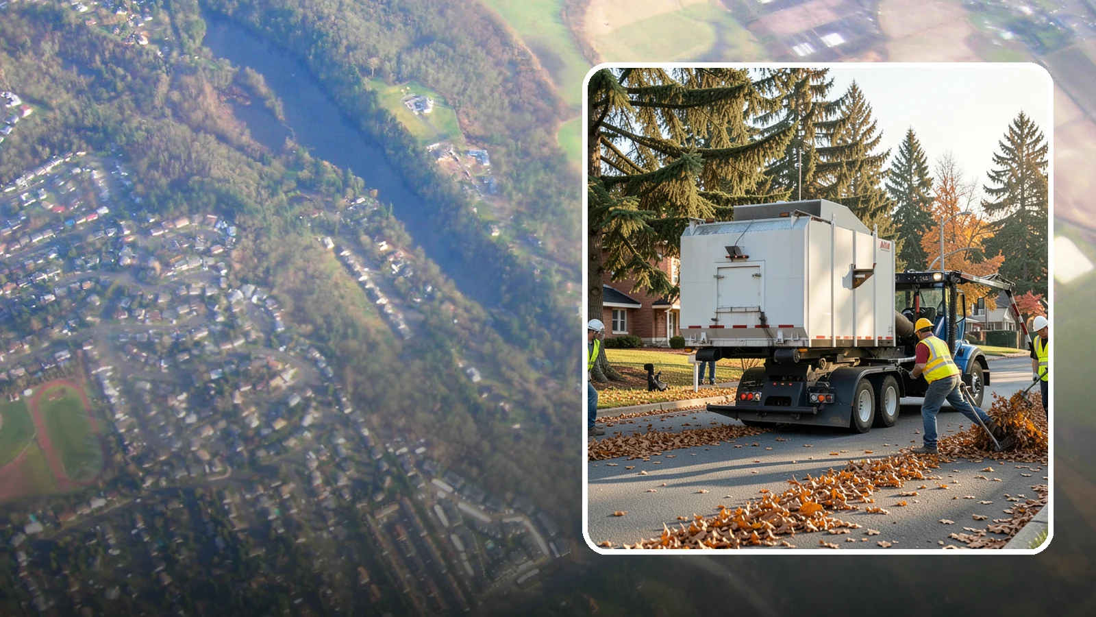 Leaf Collection in Algona, King County, WA - Seasonal collection and removal of fallen leaves from streets, gutters, and public grounds.