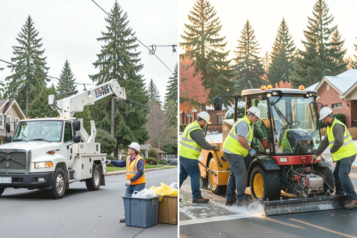Leaf Collection in Anacortes, Skagit County, WA - Set collection routes for the leaf season