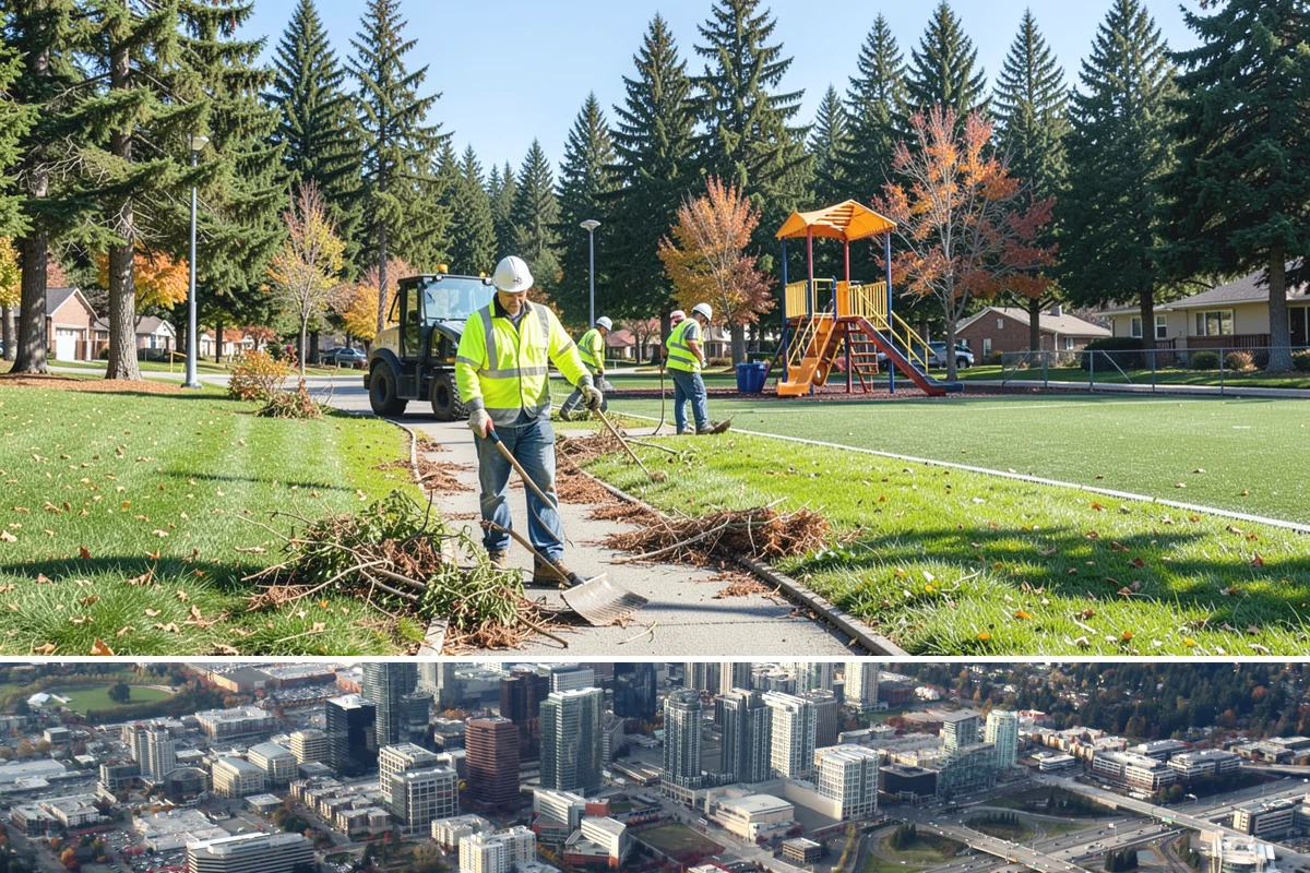 Leaf Collection in Bellevue, King County, WA - This service runs through the fall leaf-drop window, typically October into December in Western Washington.