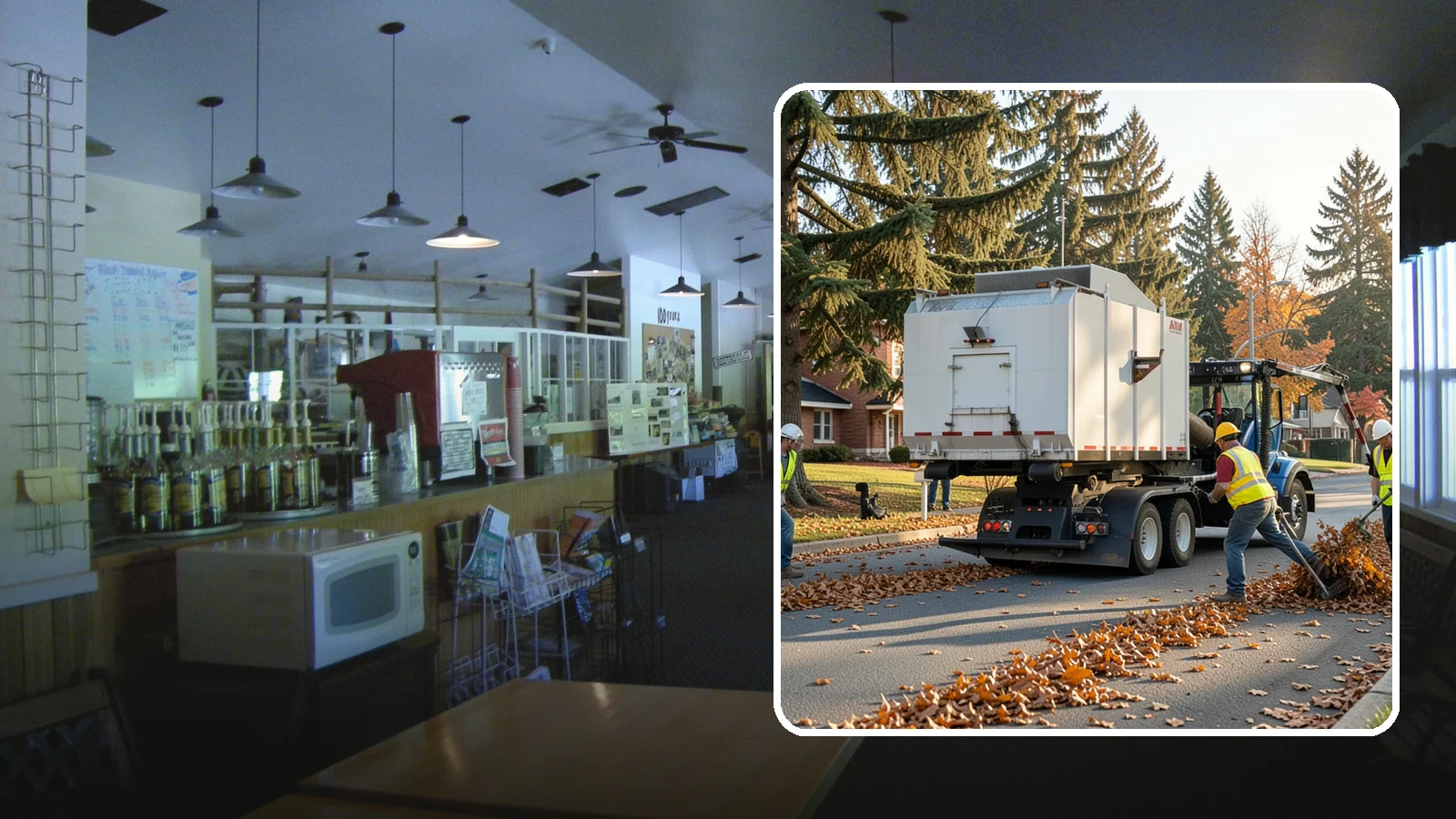 Leaf Collection in Black Diamond, King County, WA - Seasonal collection and removal of fallen leaves from streets, gutters, and public grounds.