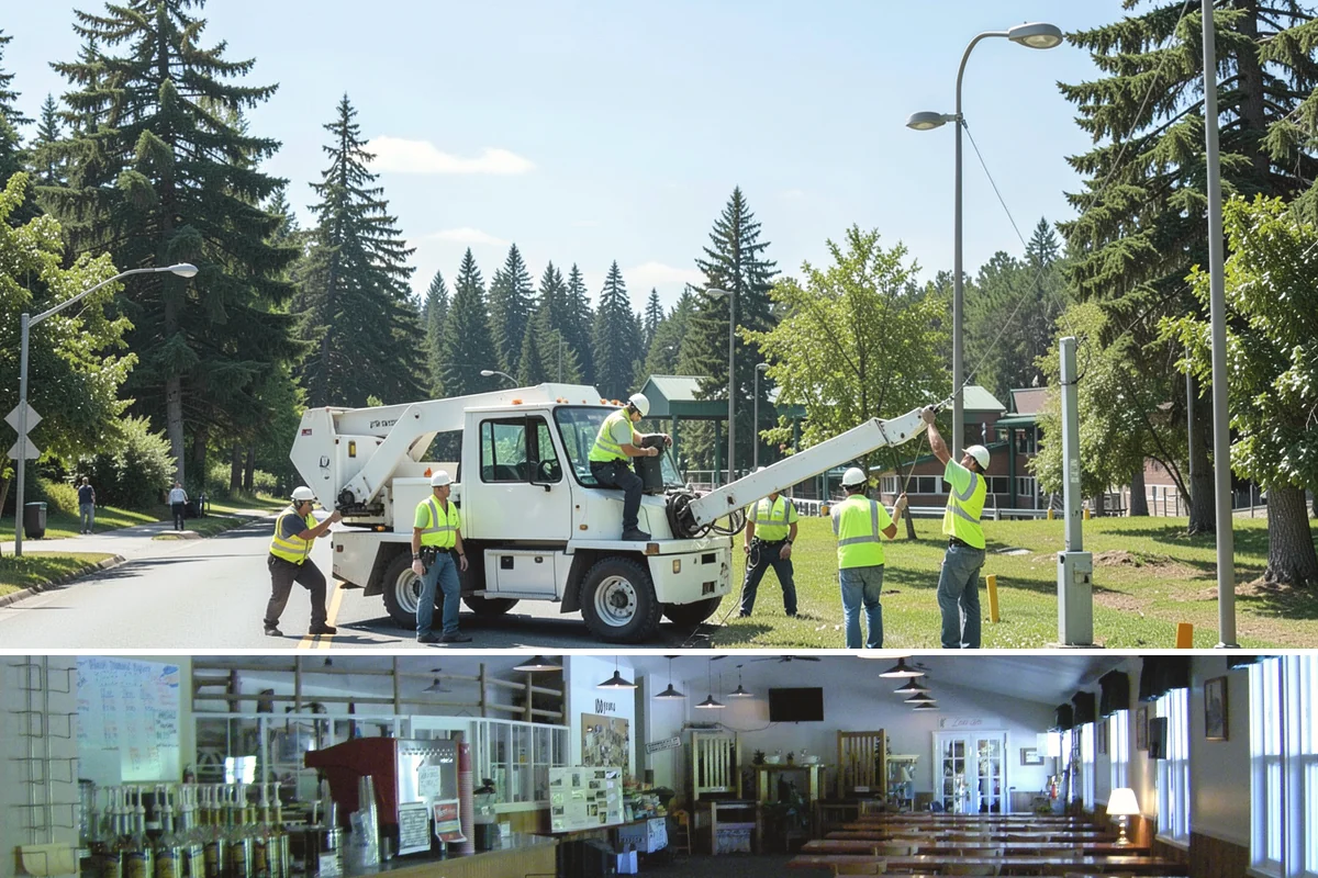 Leaf Collection in Black Diamond, King County, WA - This service runs through the fall leaf-drop window, typically October into December in Western Washington.