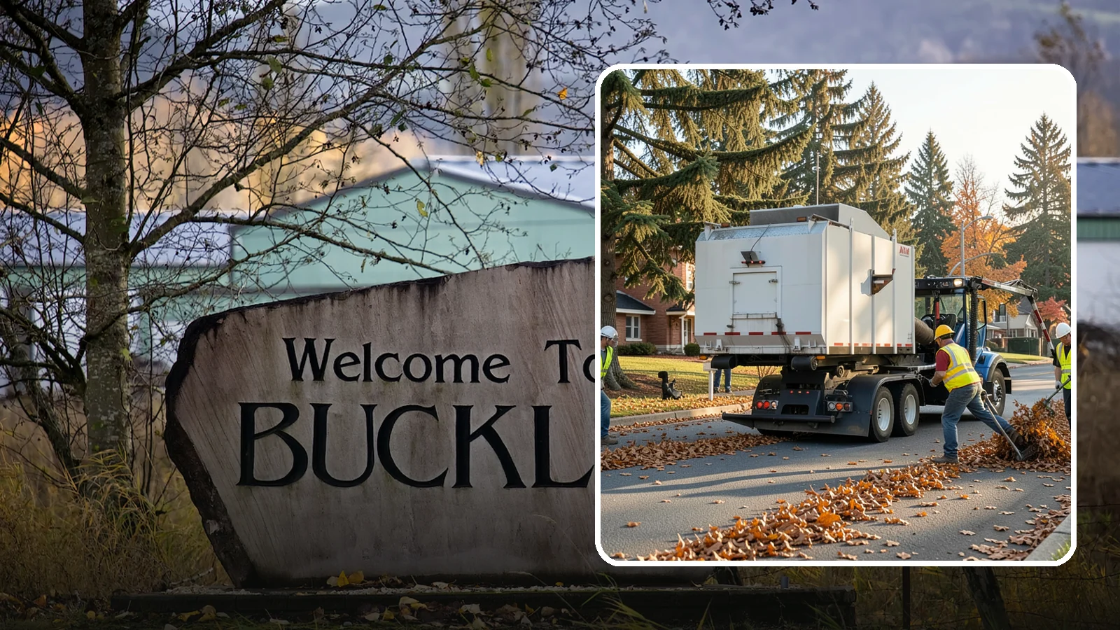 Leaf Collection in Buckley, Pierce County, WA - Seasonal collection and removal of fallen leaves from streets, gutters, and public grounds.