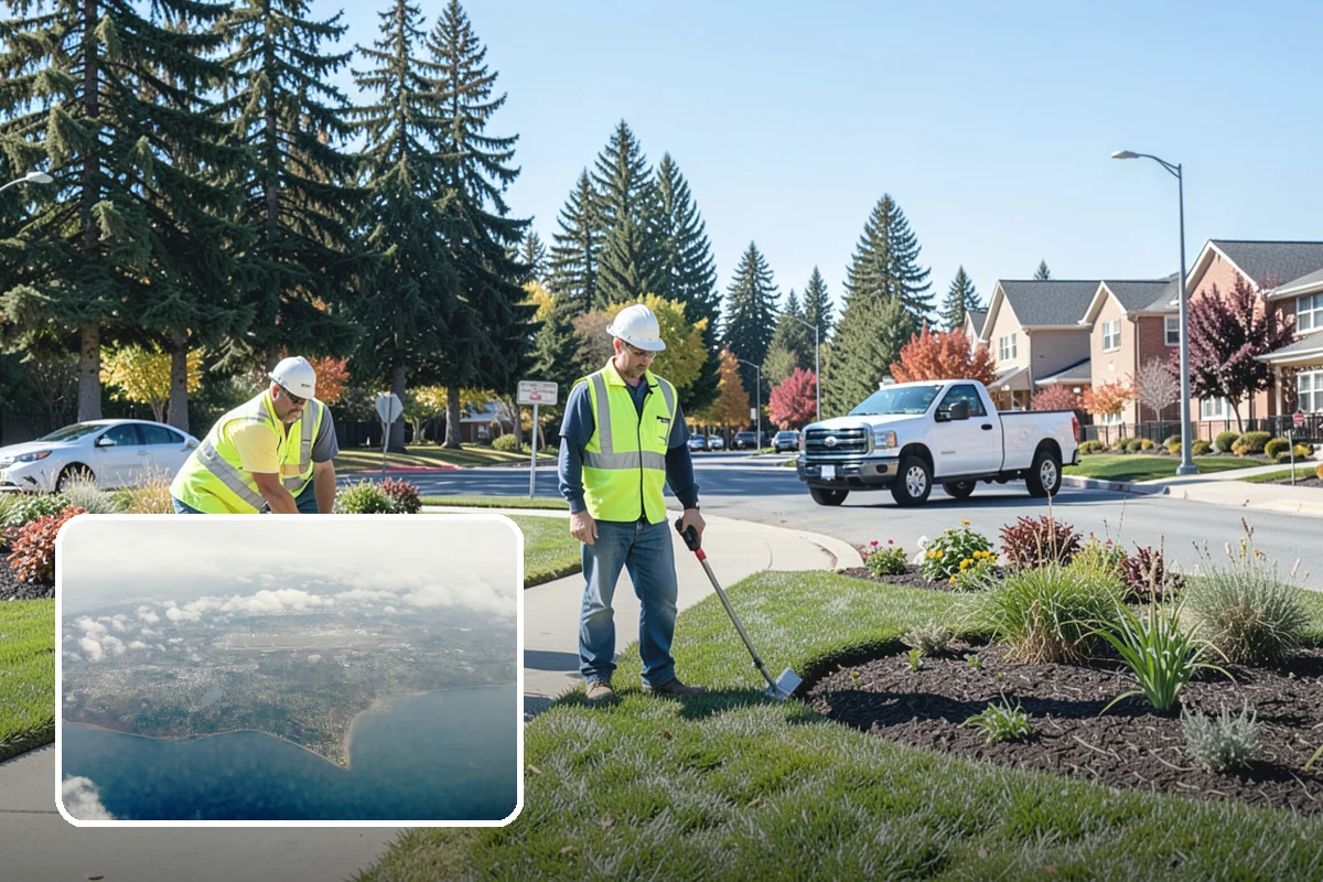 Leaf Collection in Burien, King County, WA - Clear gutters and catch basins