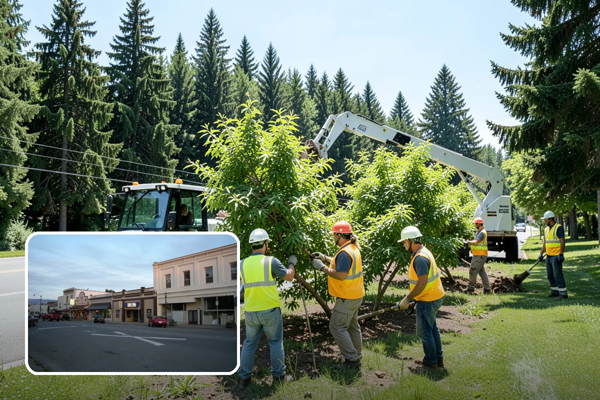 Leaf Collection in Burlington, Skagit County, WA - Clear gutters and catch basins