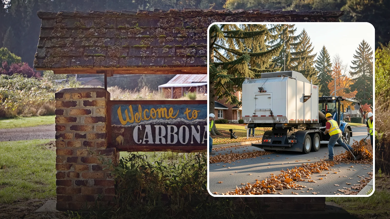Leaf Collection in Carbonado, Pierce County, WA - Seasonal collection and removal of fallen leaves from streets, gutters, and public grounds.