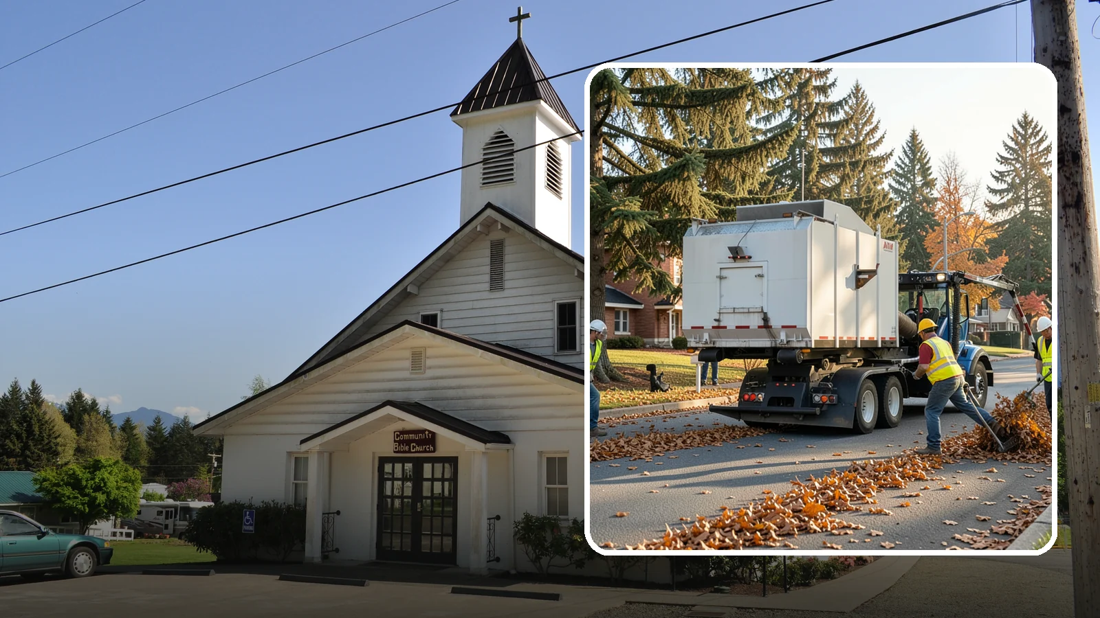 Leaf Collection in Concrete, Skagit County, WA - Seasonal collection and removal of fallen leaves from streets, gutters, and public grounds.