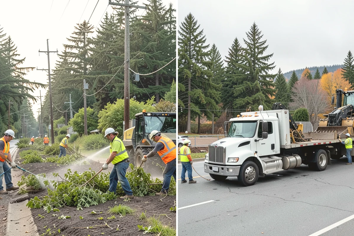 Leaf Collection in Duvall, King County, WA - Set collection routes for the leaf season