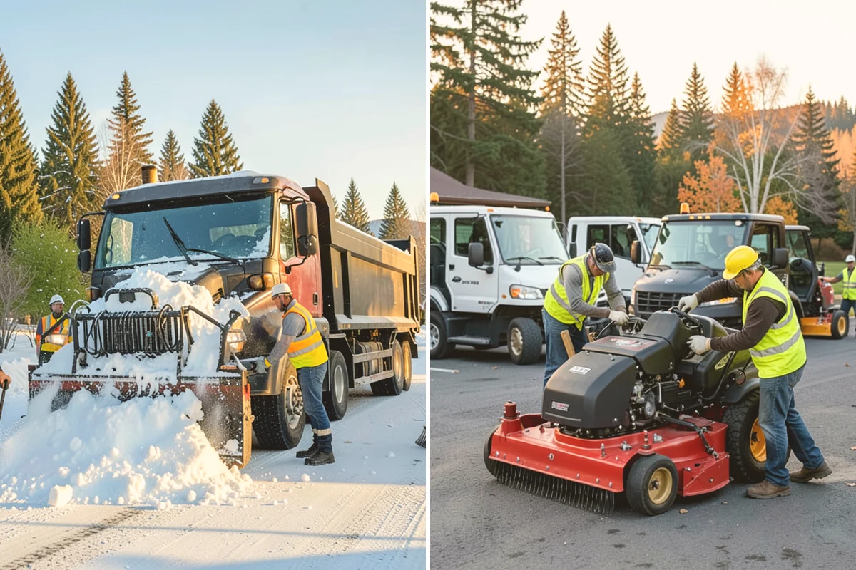 Leaf Collection in Eatonville, Pierce County, WA - Set collection routes for the leaf season
