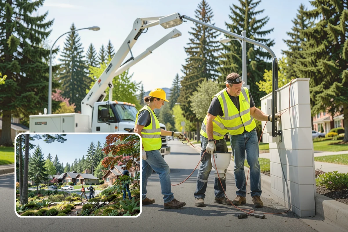 Leaf Collection in Edgewood, Pierce County, WA - Clear gutters and catch basins