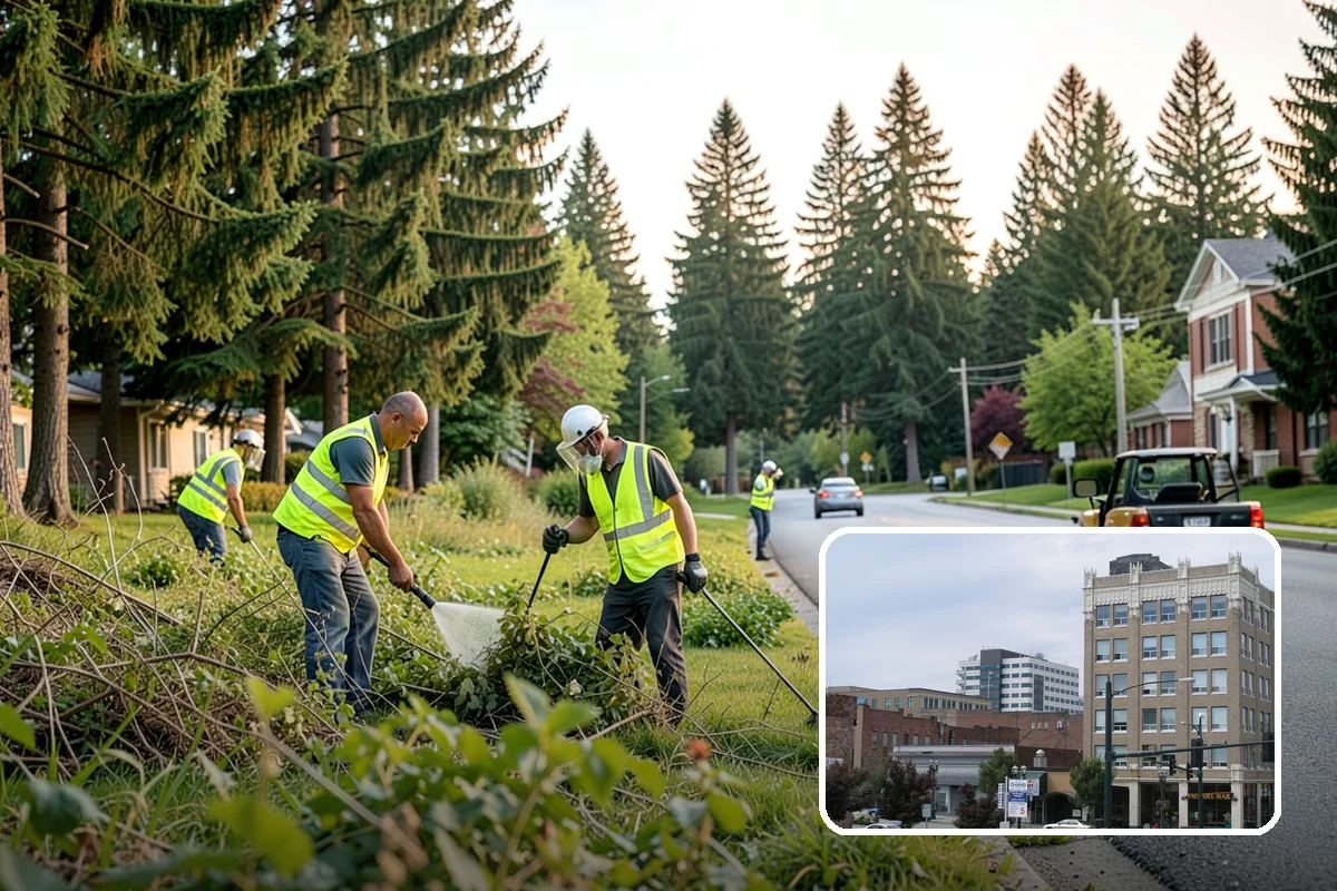 Leaf Collection in Everett, Snohomish County, WA - Clear gutters and catch basins