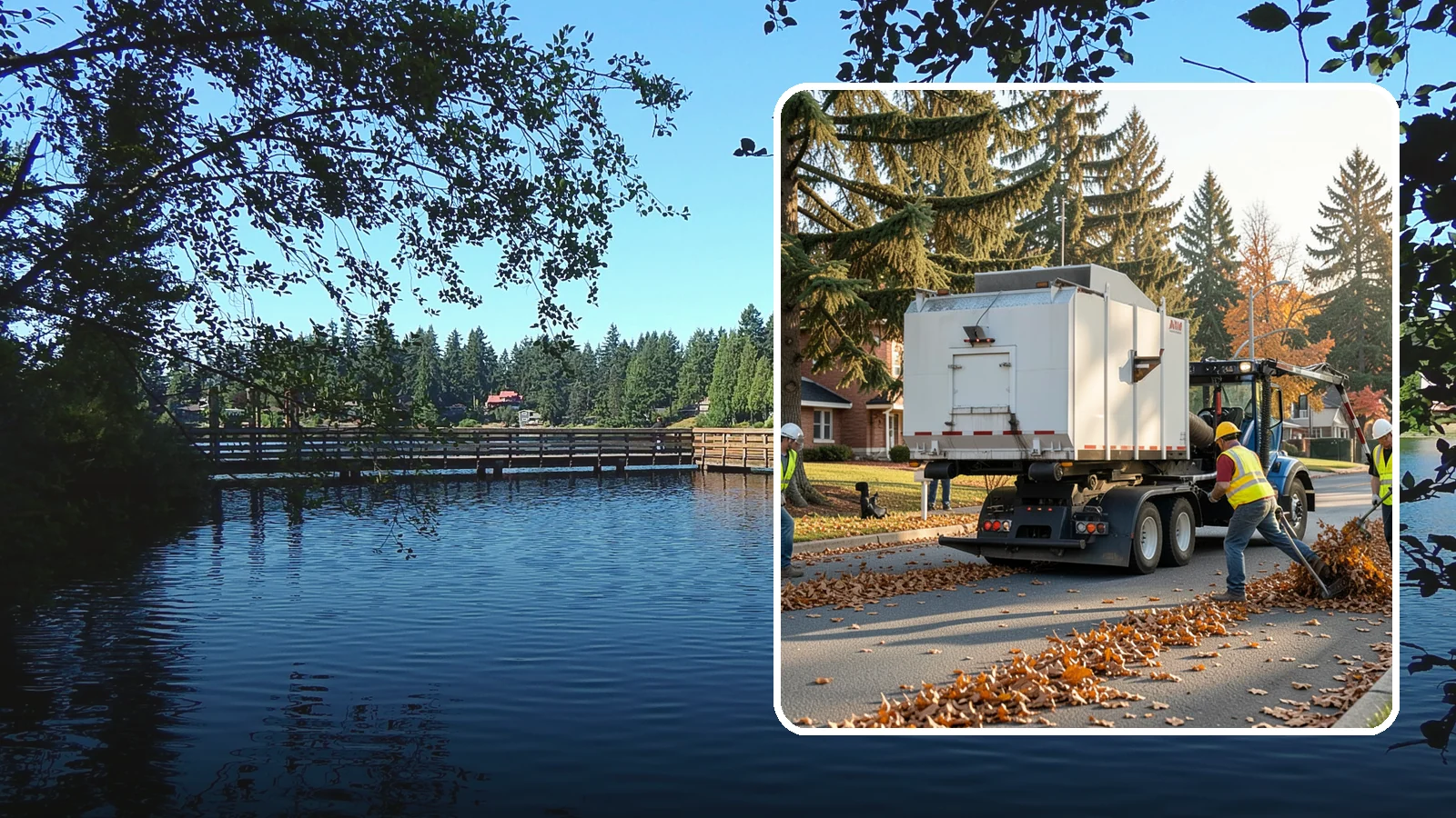 Leaf Collection in Federal Way, King County, WA - Seasonal collection and removal of fallen leaves from streets, gutters, and public grounds.