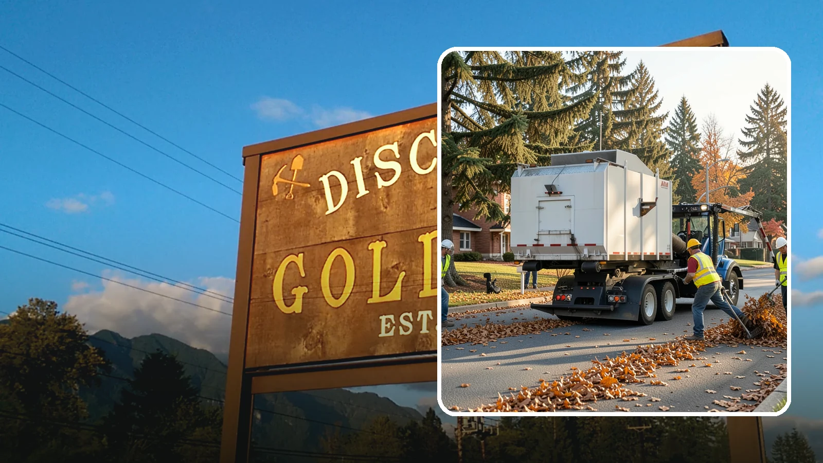 Leaf Collection in Gold Bar, Snohomish County, WA - Seasonal collection and removal of fallen leaves from streets, gutters, and public grounds.