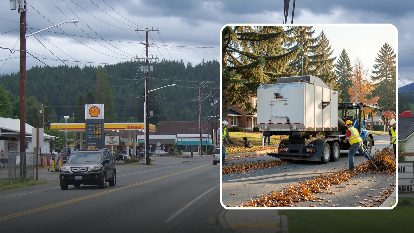 Leaf Collection in Granite Falls, Snohomish County, WA - Seasonal collection and removal of fallen leaves from streets, gutters, and public grounds.