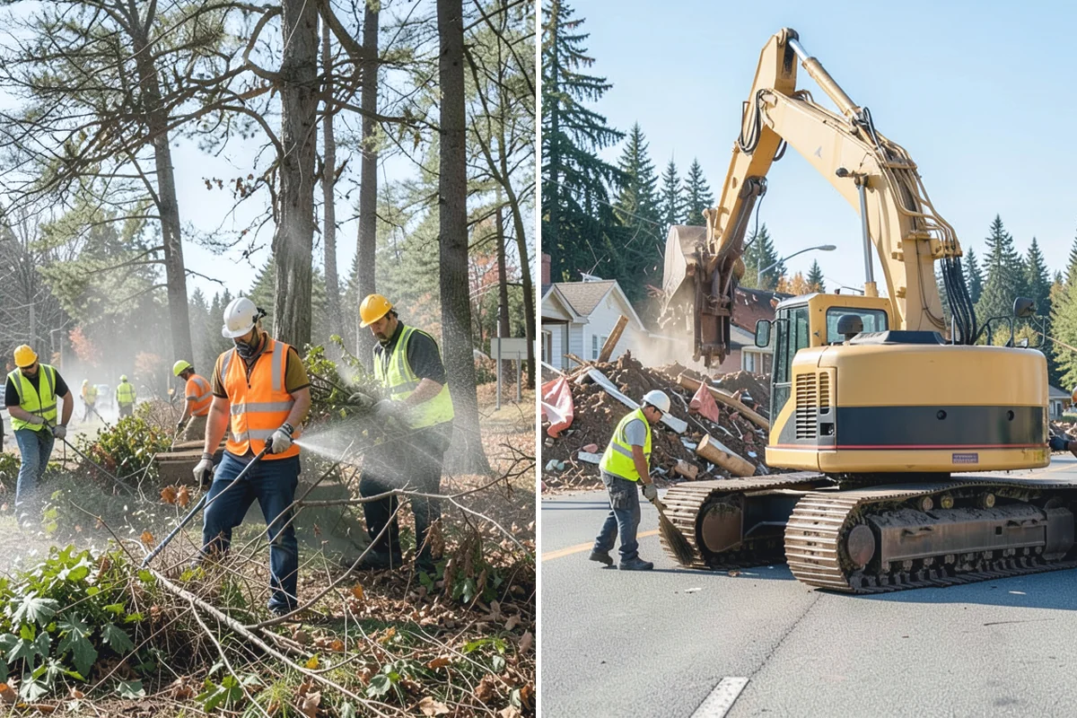 Leaf Collection in Hamilton, Skagit County, WA - Set collection routes for the leaf season