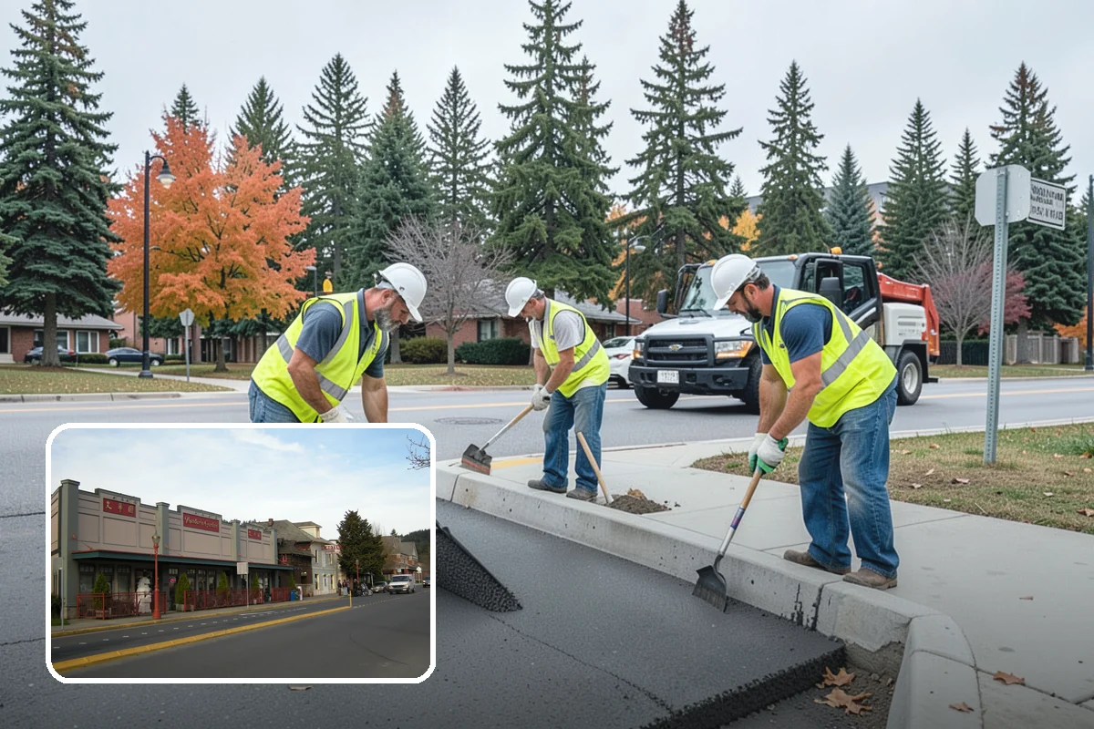 Leaf Collection in Issaquah, King County, WA - Clear gutters and catch basins