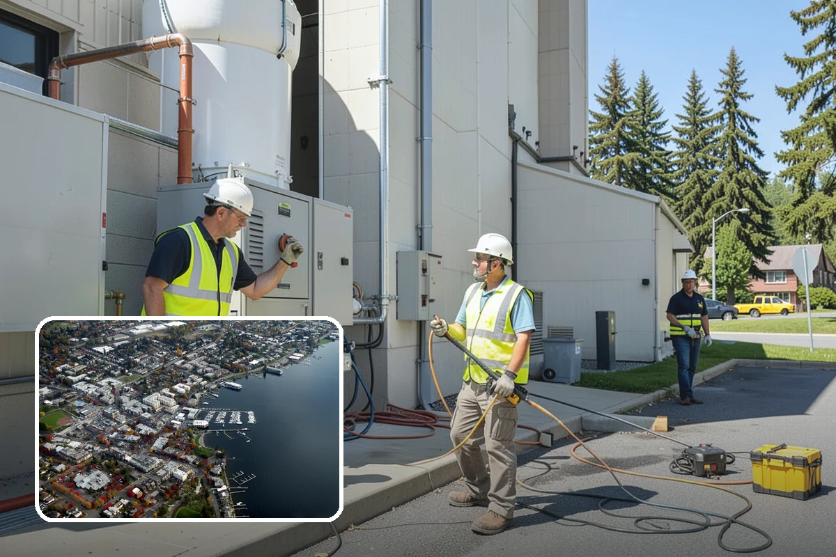Leaf Collection in Kirkland, King County, WA - Clear gutters and catch basins