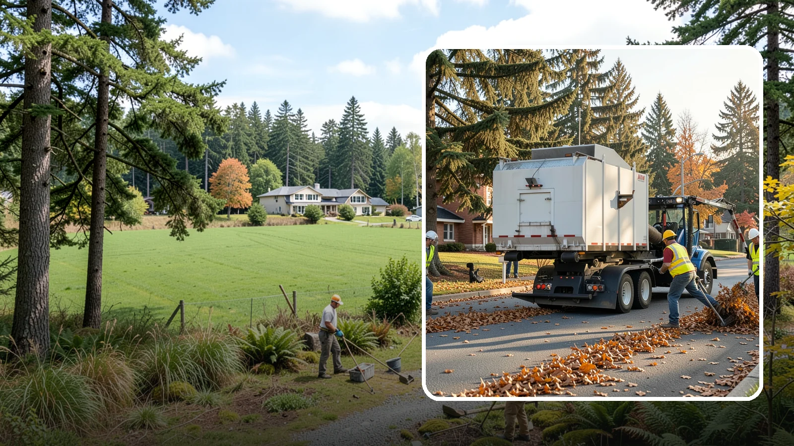 Leaf Collection in Lyman, Skagit County, WA - Seasonal collection and removal of fallen leaves from streets, gutters, and public grounds.