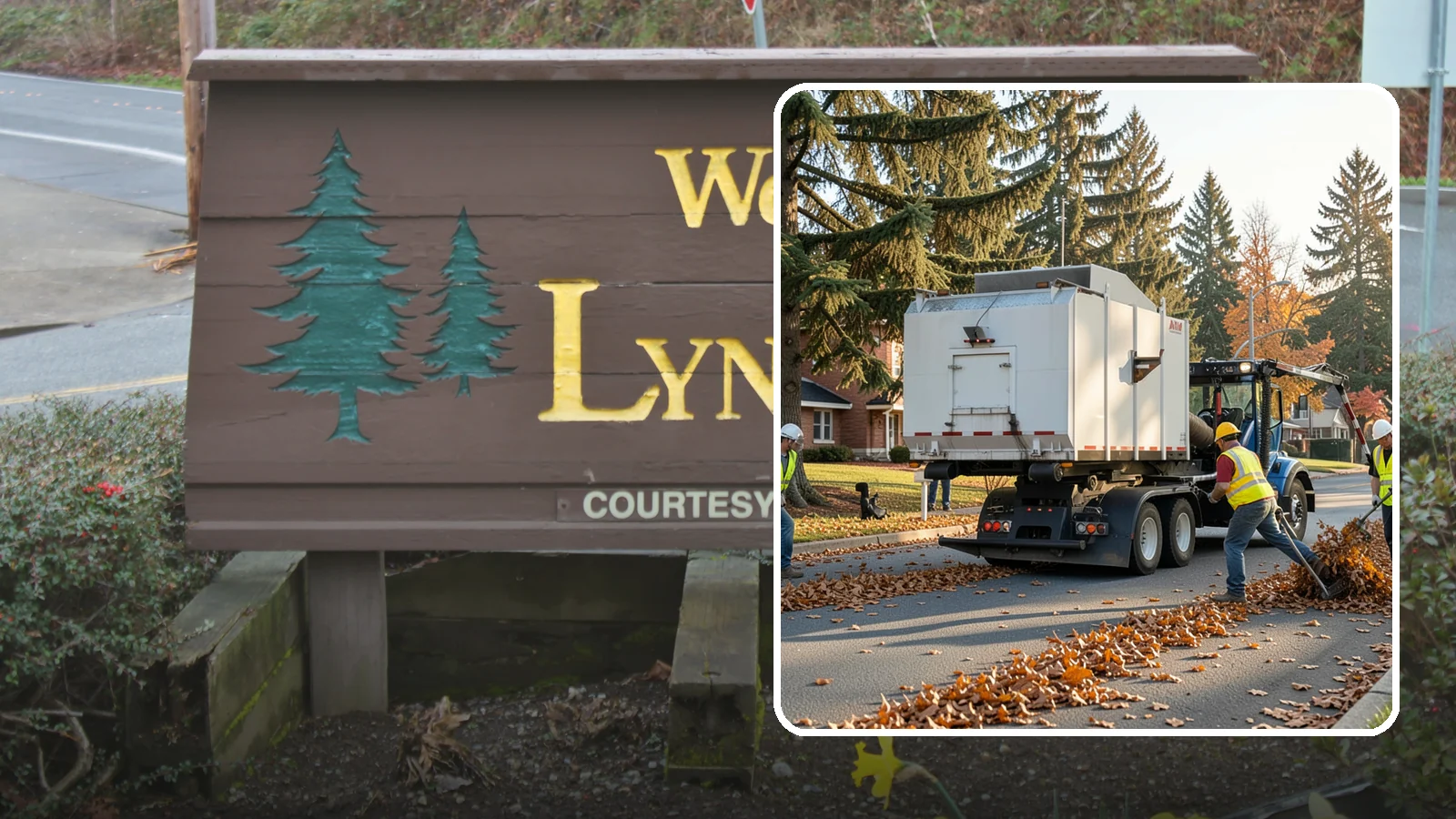 Leaf Collection in Lynnwood, Snohomish County, WA - Seasonal collection and removal of fallen leaves from streets, gutters, and public grounds.