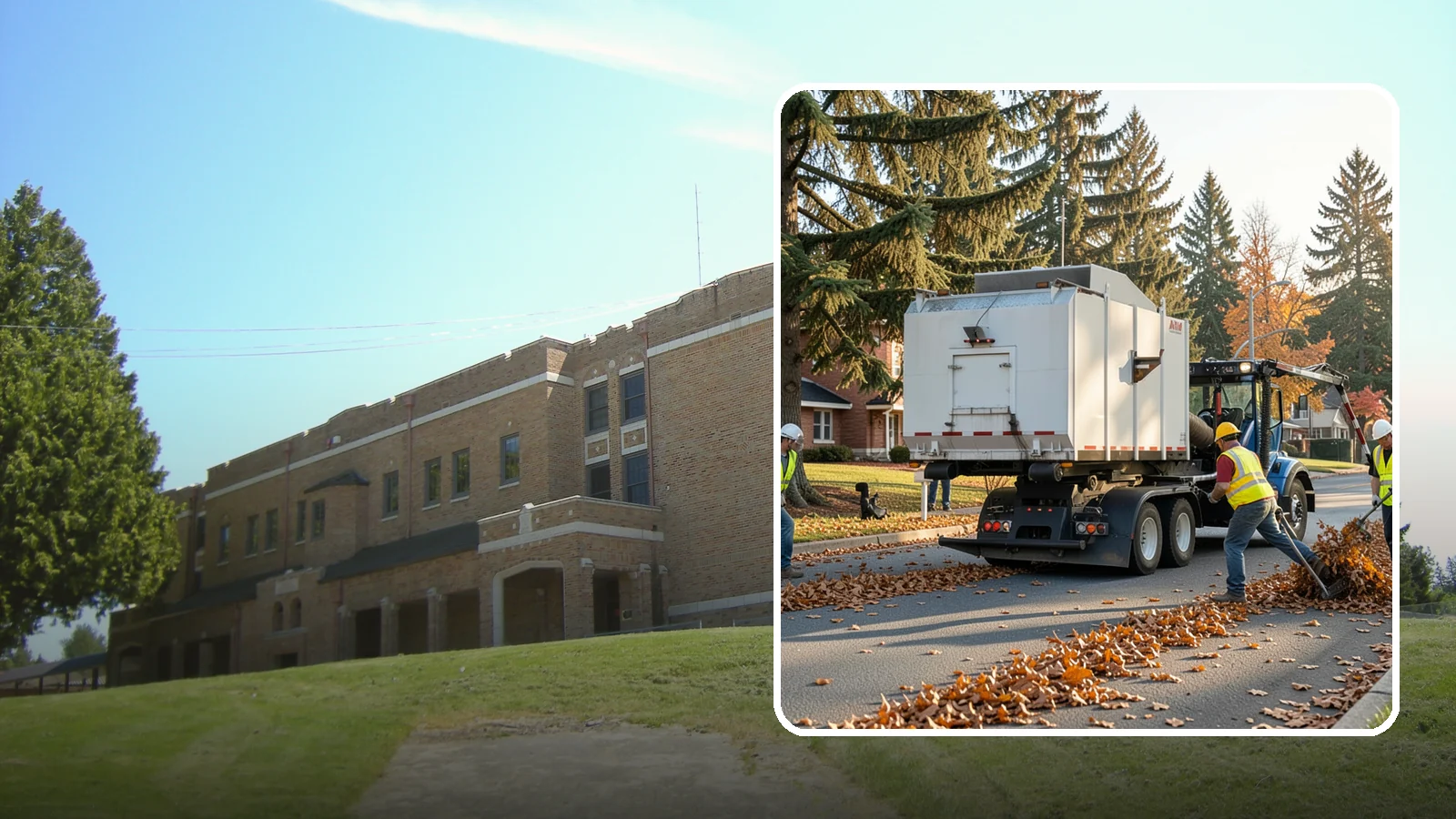 Leaf Collection in Maple Valley, King County, WA - Seasonal collection and removal of fallen leaves from streets, gutters, and public grounds.
