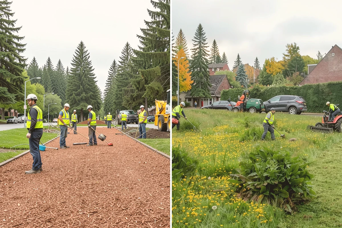 Leaf Collection in Milton, King County, WA - Set collection routes for the leaf season