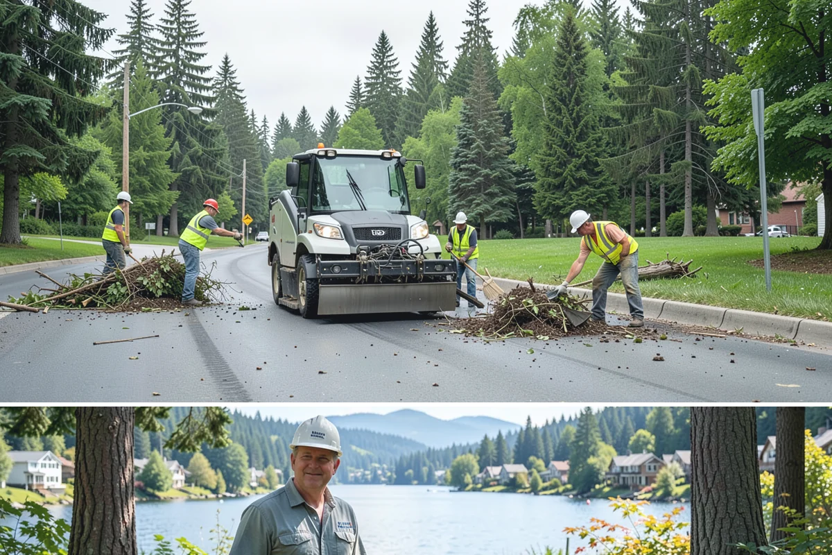 Leaf Collection in Milton, King County, WA - This service runs through the fall leaf-drop window, typically October into December in Western Washington.