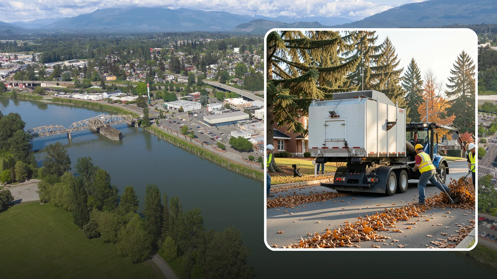 Leaf Collection in Mount Vernon, Skagit County, WA - Seasonal collection and removal of fallen leaves from streets, gutters, and public grounds.
