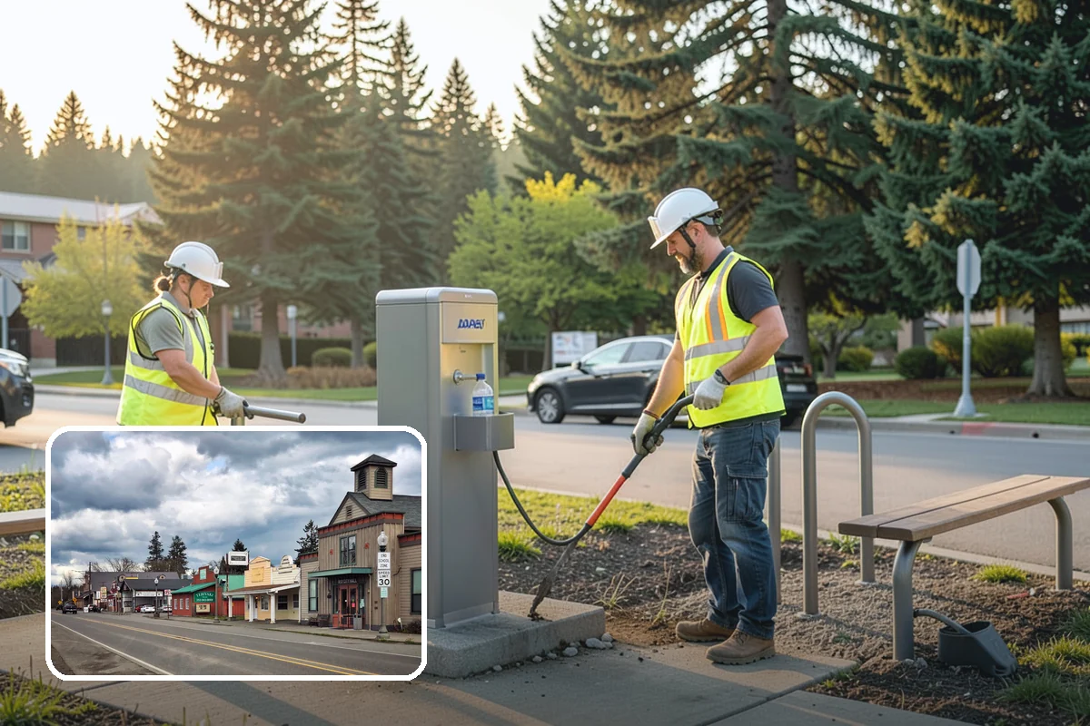 Leaf Collection in Roy, Pierce County, WA - Clear gutters and catch basins