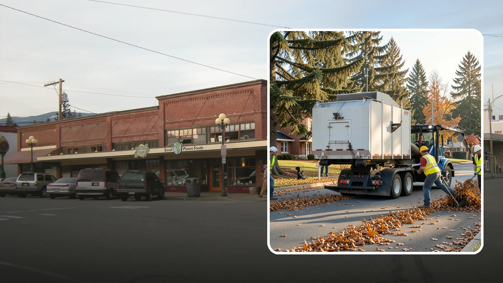 Leaf Collection in Sedro-Woolley, Skagit County, WA - Seasonal collection and removal of fallen leaves from streets, gutters, and public grounds.