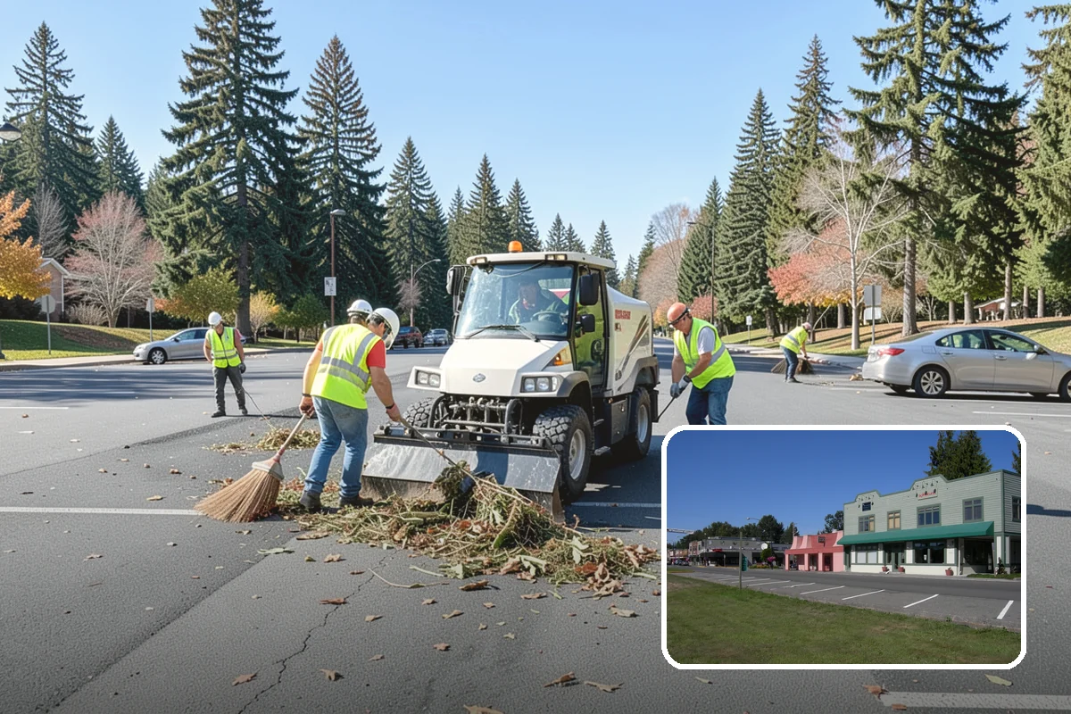 Leaf Collection in Snoqualmie, King County, WA - Clear gutters and catch basins