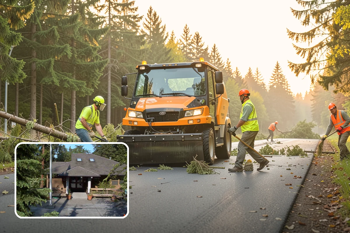 Leaf Collection in Yarrow Point, King County, WA - Clear gutters and catch basins