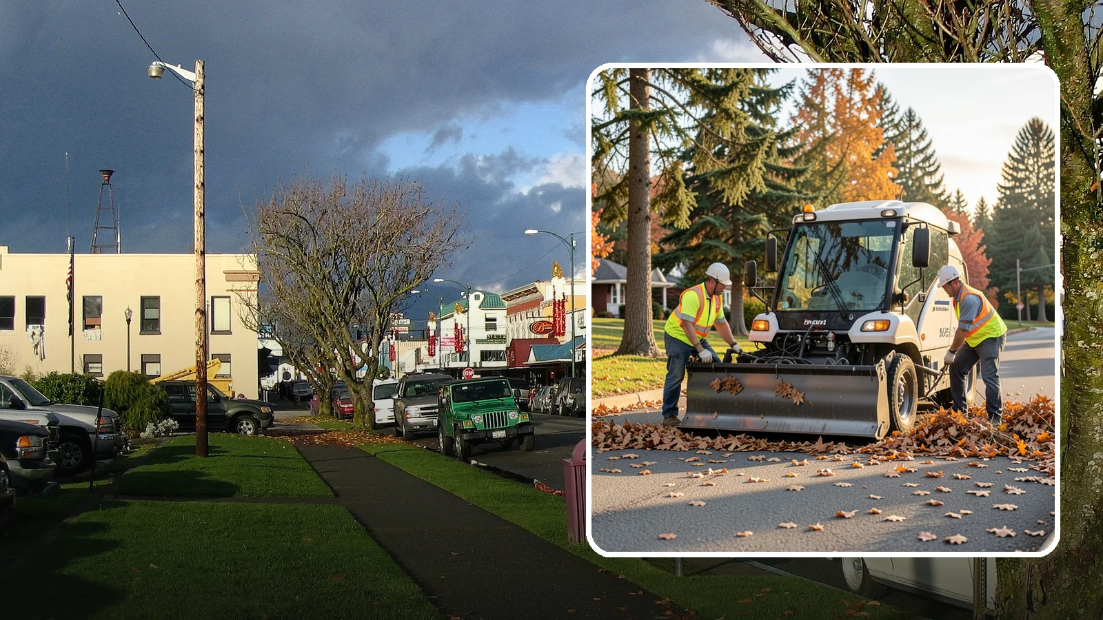 Leaf Removal Program in Arlington, Snohomish County, WA - A managed seasonal program that schedules recurring leaf pickups across a jurisdiction.