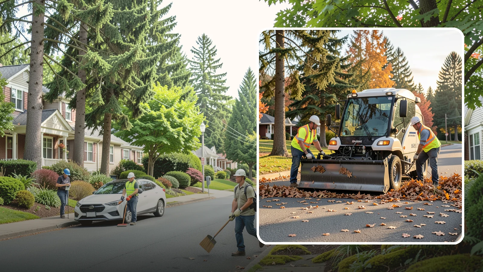 Leaf Removal Program in Beaux Arts Village, King County, WA - A managed seasonal program that schedules recurring leaf pickups across a jurisdiction.