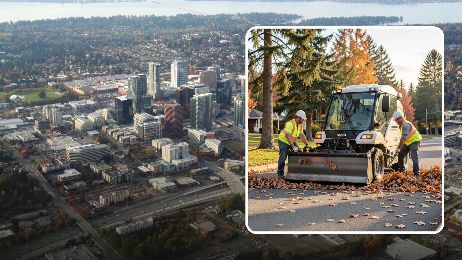 Leaf Removal Program in Bellevue, King County, WA - A managed seasonal program that schedules recurring leaf pickups across a jurisdiction.