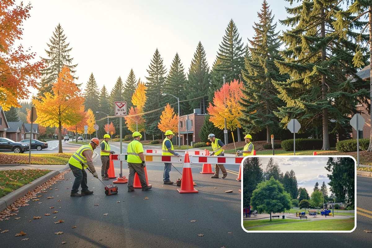 Leaf Removal Program in Bonney Lake, Pierce County, WA - Published zone-based schedule