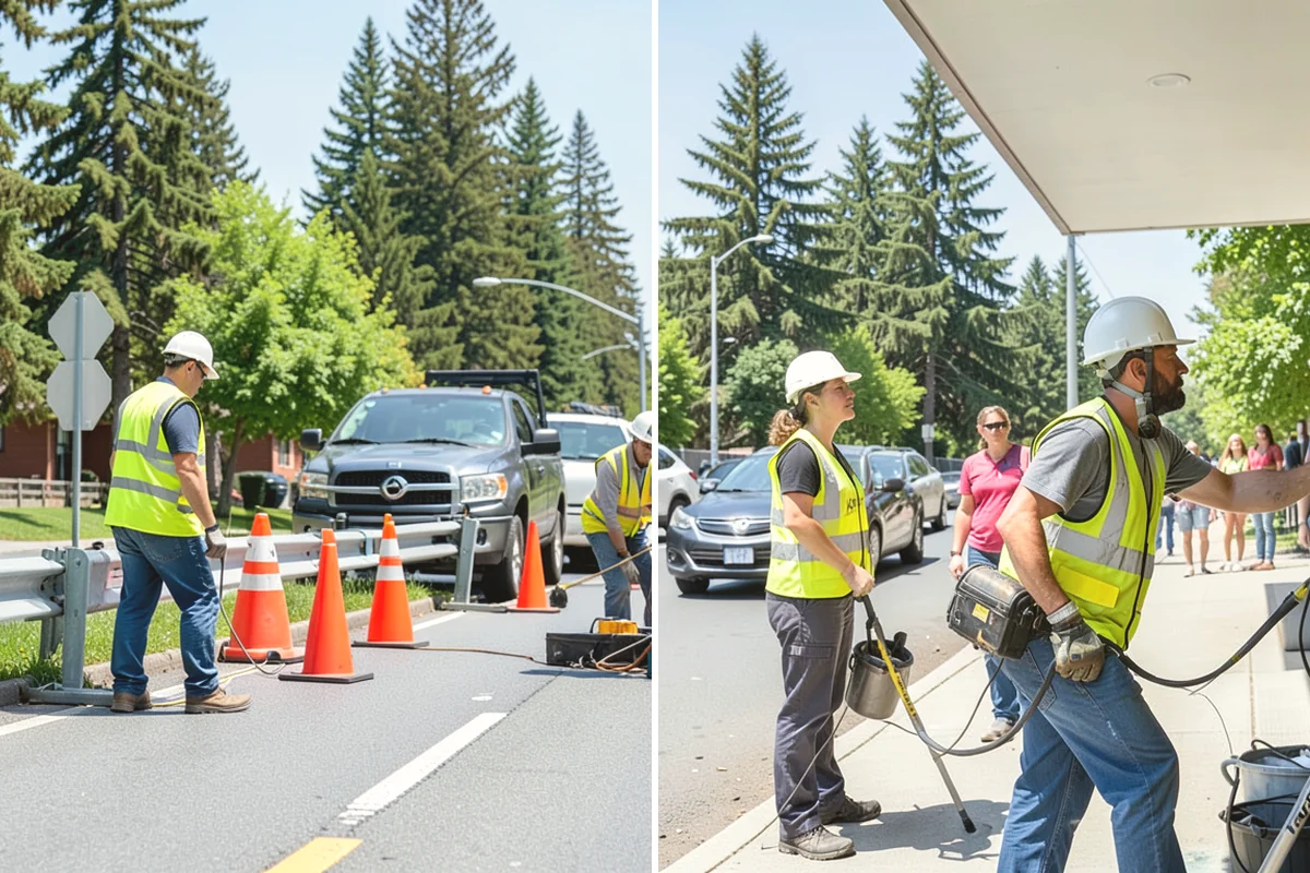 Leaf Removal Program in Burlington, Skagit County, WA - Divide the jurisdiction into collection zones