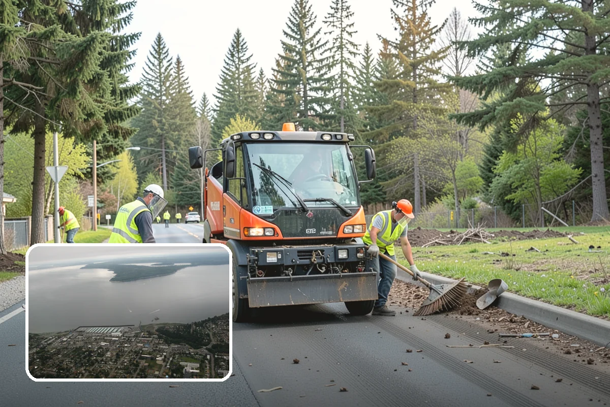 Leaf Removal Program in Des Moines, King County, WA - Published zone-based schedule