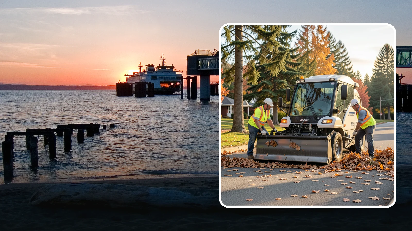 Leaf Removal Program in Edmonds, Snohomish County, WA - A managed seasonal program that schedules recurring leaf pickups across a jurisdiction.