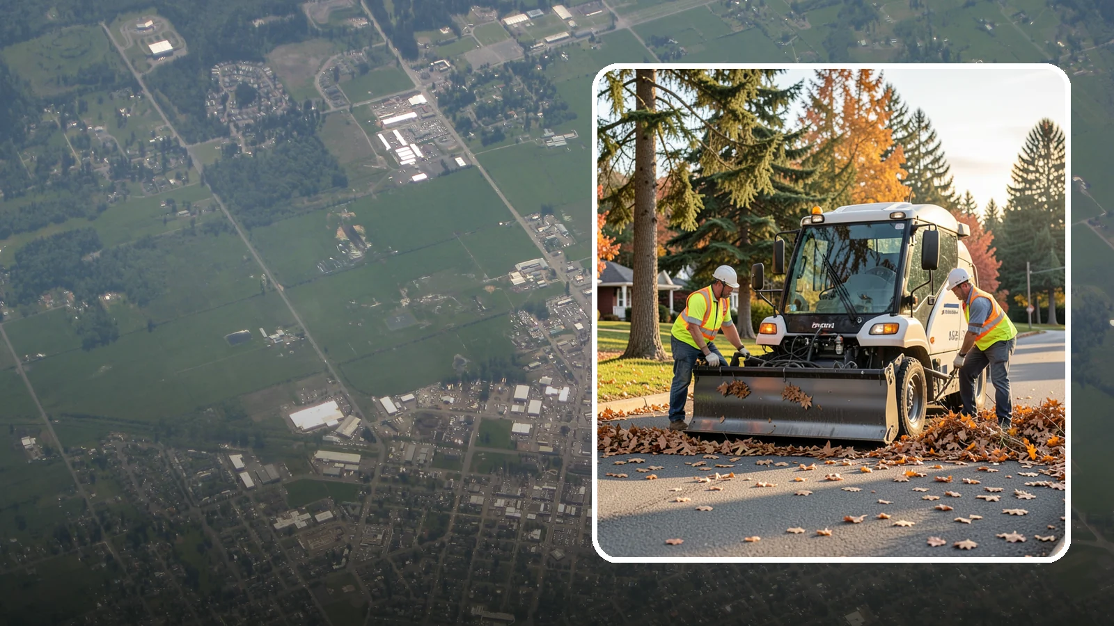 Leaf Removal Program in Enumclaw, King County, WA - A managed seasonal program that schedules recurring leaf pickups across a jurisdiction.